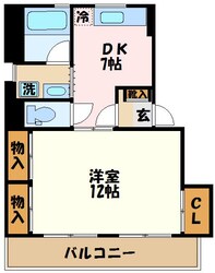 カーサ・ロゼオの物件間取画像